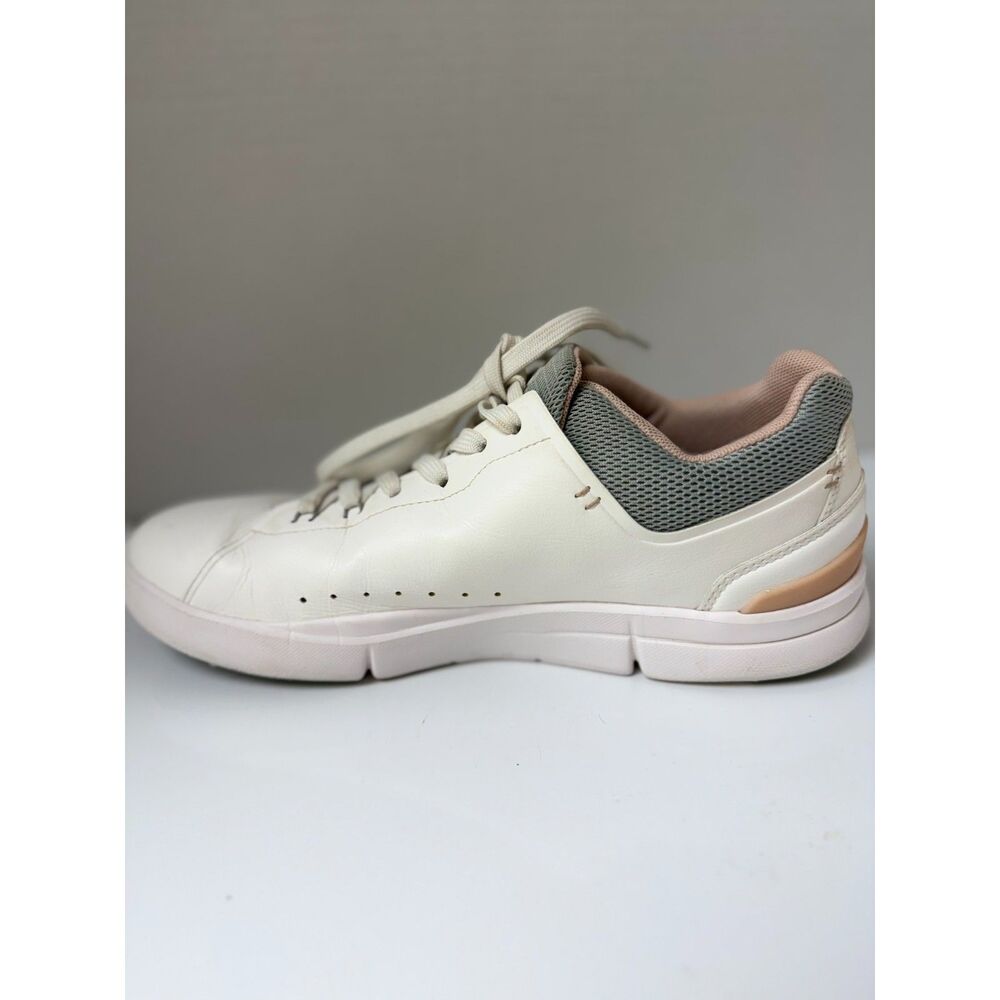 On Cloud THE ROGER Advantage Sneakers White Rose 8.5 - Picture 3 of 15